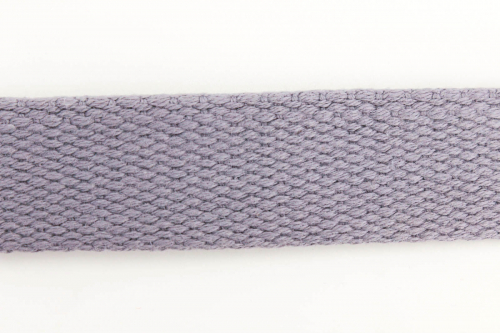 Gurtband Baumwolle 25mm grau (1 m)